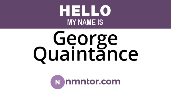 George Quaintance