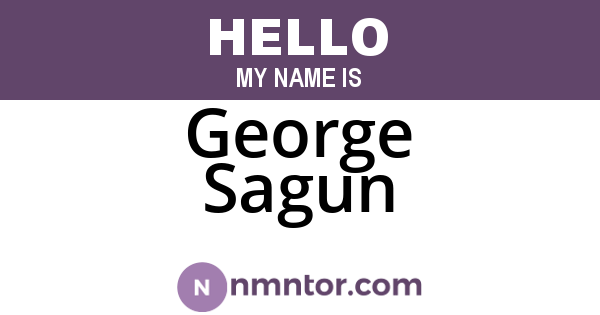 George Sagun