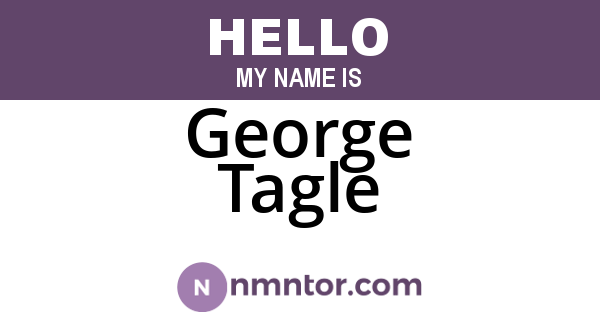 George Tagle