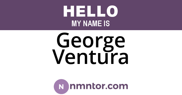George Ventura