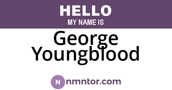 George Youngblood