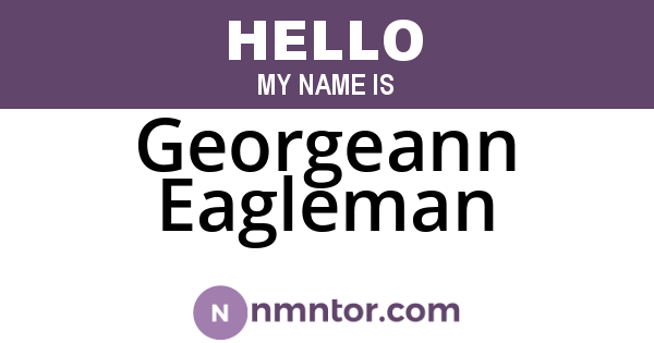 Georgeann Eagleman