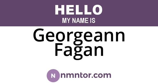 Georgeann Fagan