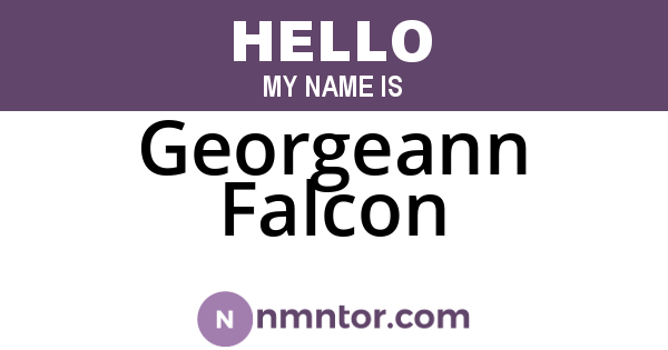 Georgeann Falcon