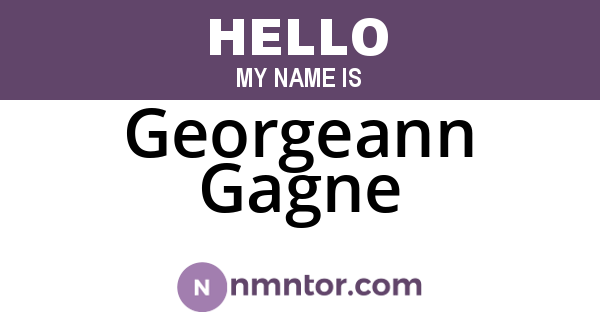 Georgeann Gagne