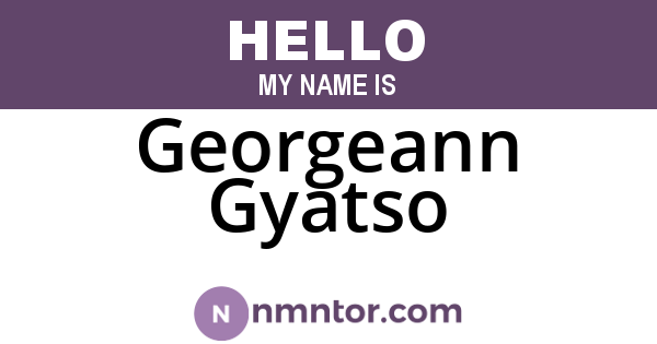 Georgeann Gyatso