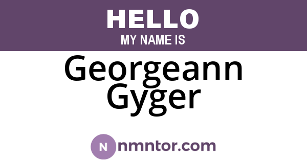 Georgeann Gyger