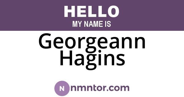 Georgeann Hagins