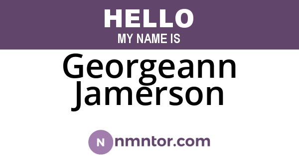 Georgeann Jamerson