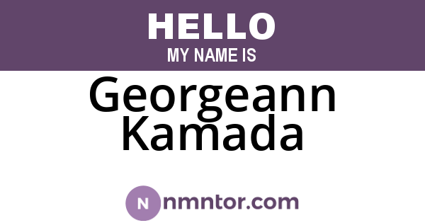 Georgeann Kamada