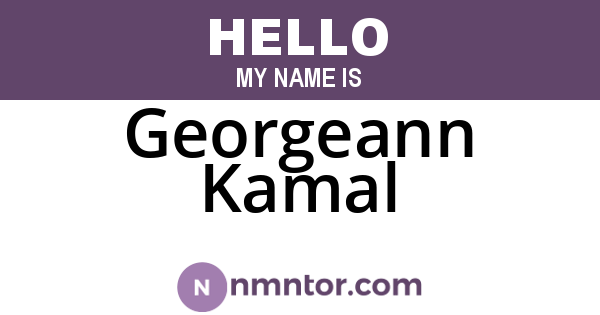 Georgeann Kamal