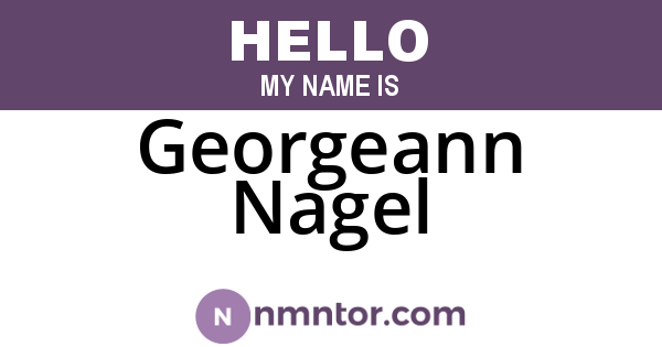 Georgeann Nagel