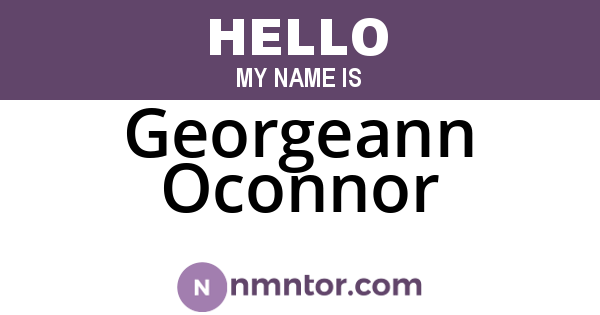 Georgeann Oconnor