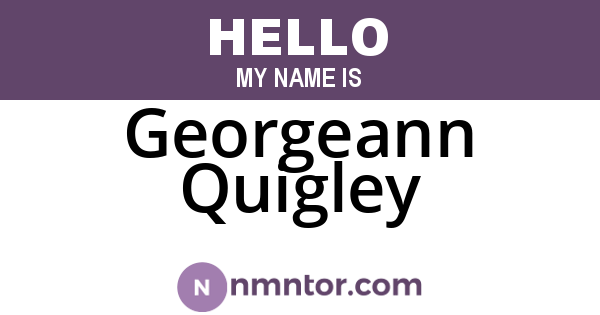 Georgeann Quigley