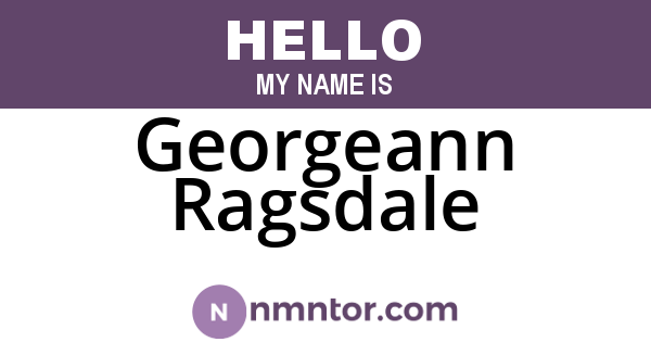 Georgeann Ragsdale