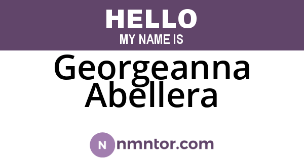 Georgeanna Abellera