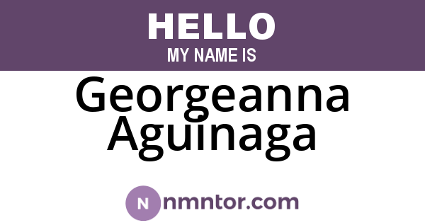 Georgeanna Aguinaga