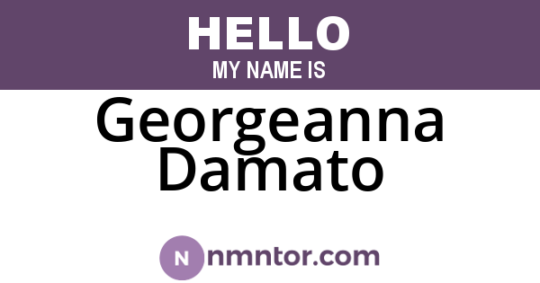 Georgeanna Damato