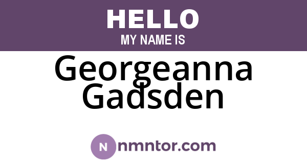 Georgeanna Gadsden