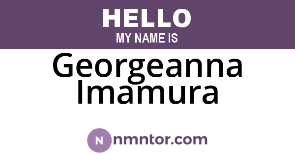 Georgeanna Imamura