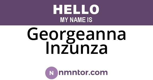 Georgeanna Inzunza