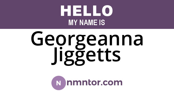 Georgeanna Jiggetts