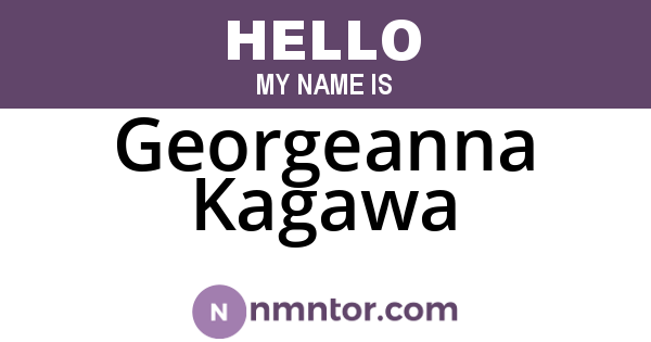 Georgeanna Kagawa