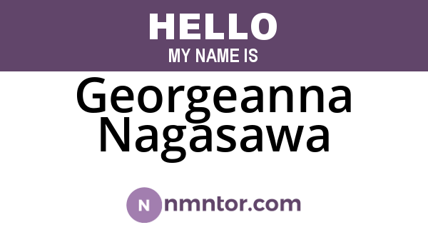 Georgeanna Nagasawa
