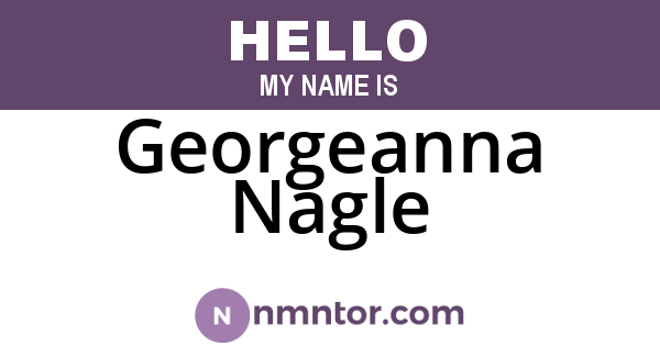 Georgeanna Nagle