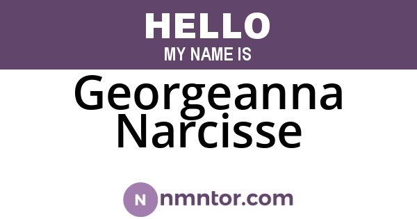 Georgeanna Narcisse