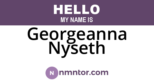 Georgeanna Nyseth