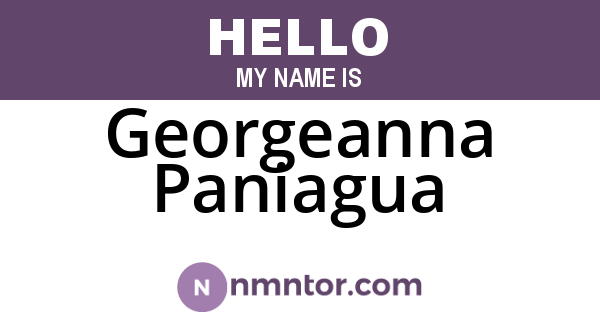 Georgeanna Paniagua