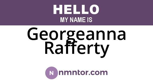Georgeanna Rafferty