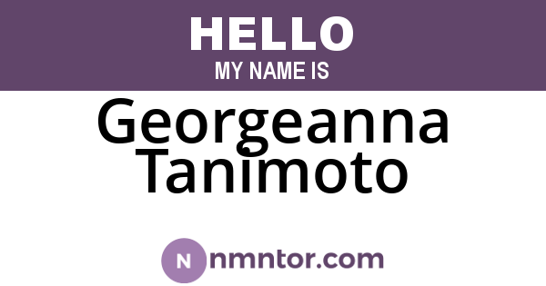 Georgeanna Tanimoto