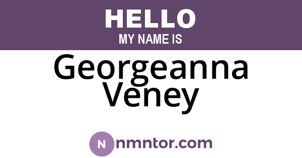 Georgeanna Veney
