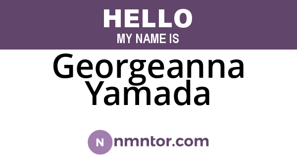 Georgeanna Yamada