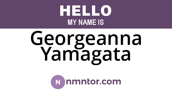 Georgeanna Yamagata