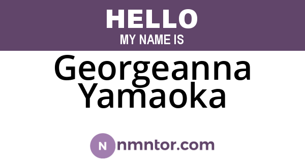 Georgeanna Yamaoka