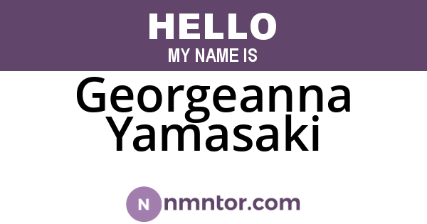 Georgeanna Yamasaki