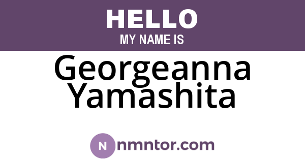 Georgeanna Yamashita