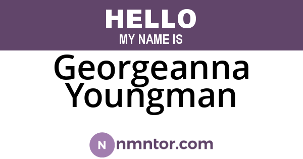 Georgeanna Youngman