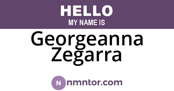 Georgeanna Zegarra