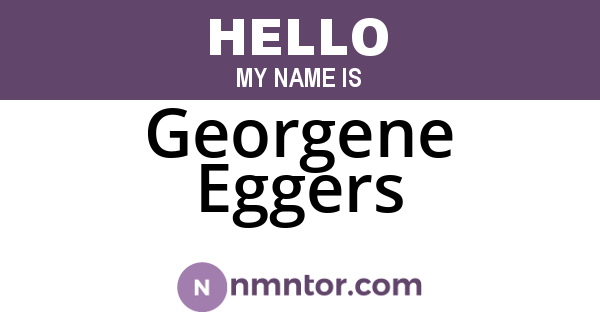 Georgene Eggers