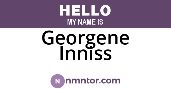 Georgene Inniss
