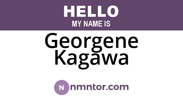 Georgene Kagawa