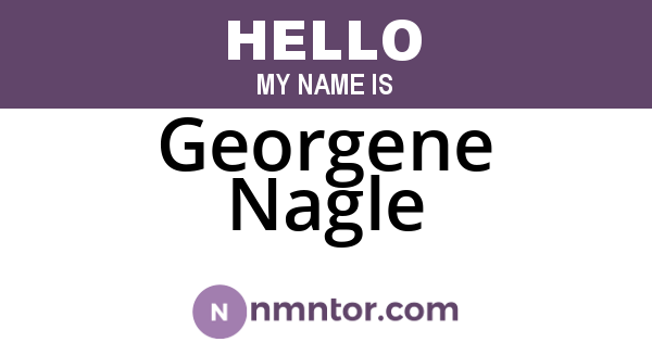 Georgene Nagle