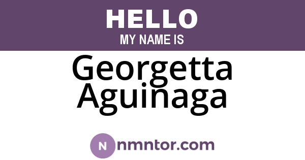Georgetta Aguinaga