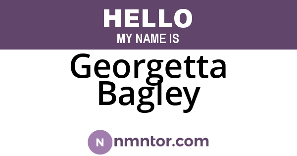 Georgetta Bagley