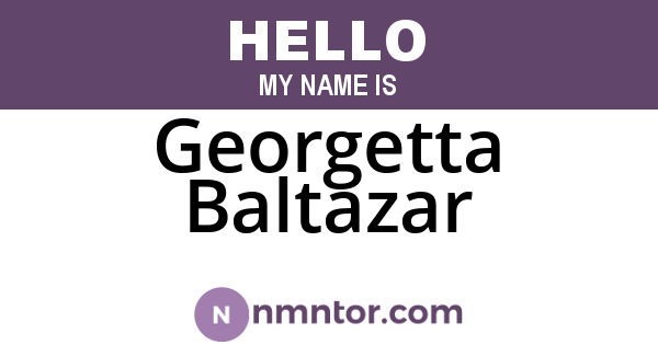 Georgetta Baltazar