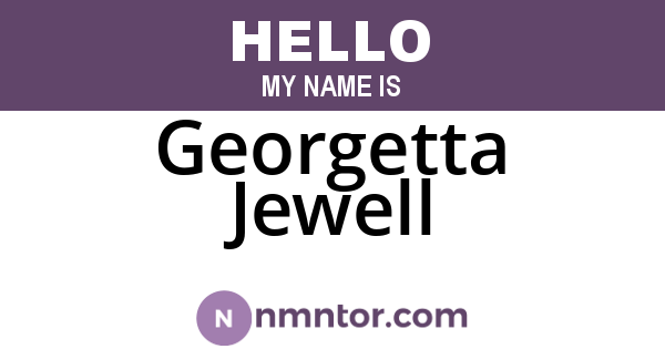 Georgetta Jewell